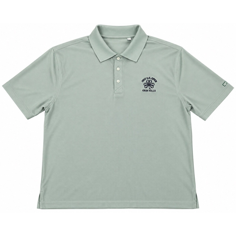Cutter & Buck XXL 2017 US Open Erin Hills Golf Polo Sage Green Performance Shirt